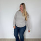 Marle Grey Organic Cotton Cashmere Crew