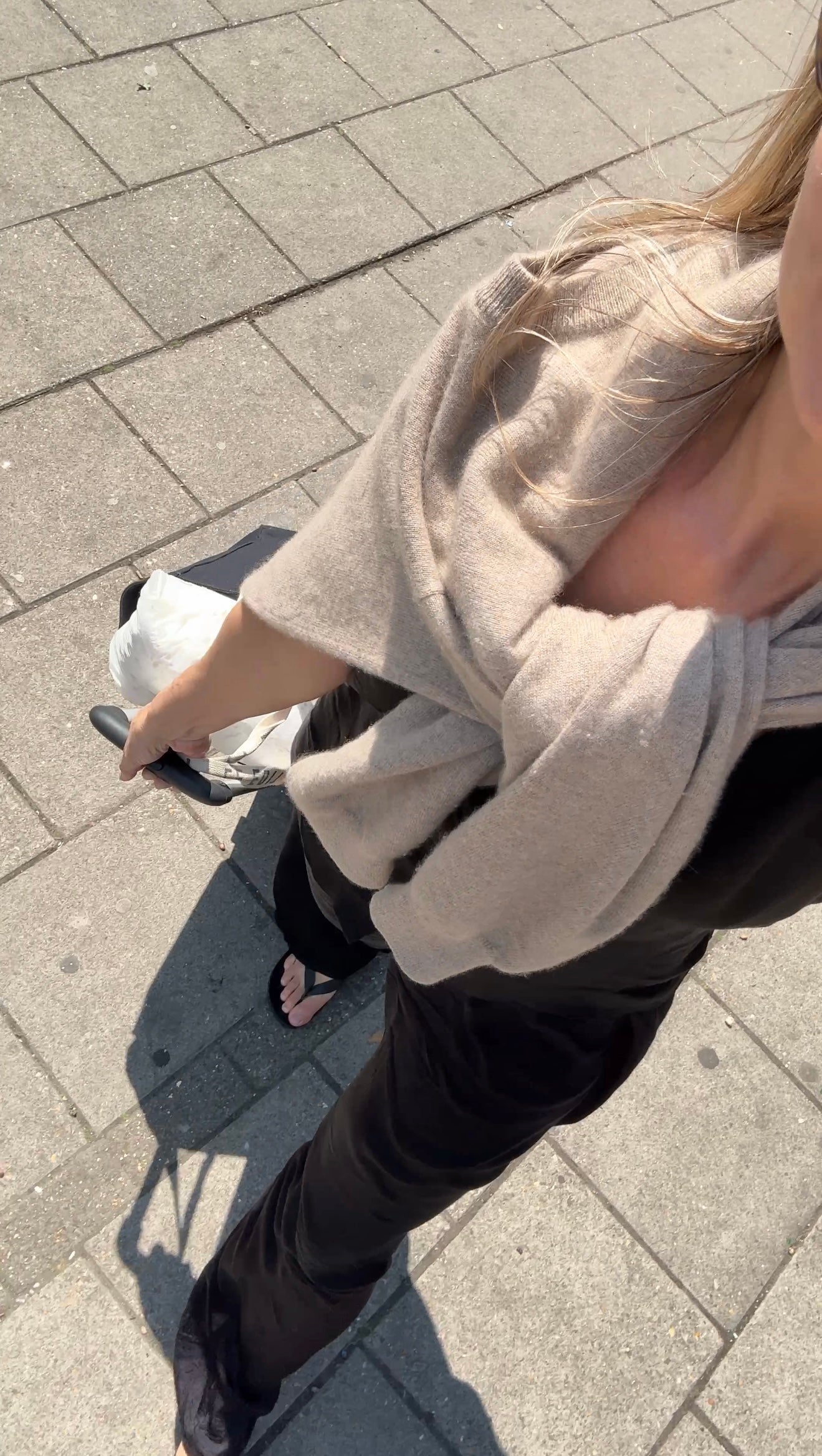 Oatmeal Pure Cashmere Crew Neck Jumper