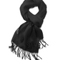 Black Pure Cashmere Scarf