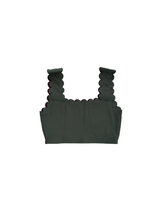Scallop Reversible Bikini Top Moorea