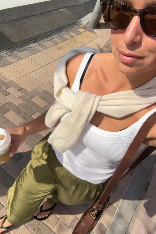 Eco Silk Pants Jade