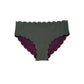 Scallop Reversible Mid Waist Bikini Bottoms Moorea