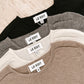 Merino Cashmere Slim Fit Knit Latte