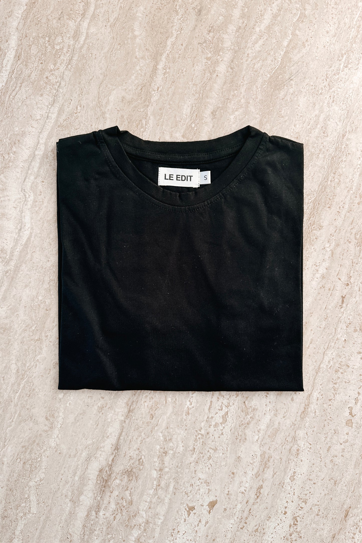 Organic Cotton Classic Box Tee Black
