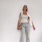Pure Cashmere Ribbed Tank Coconut