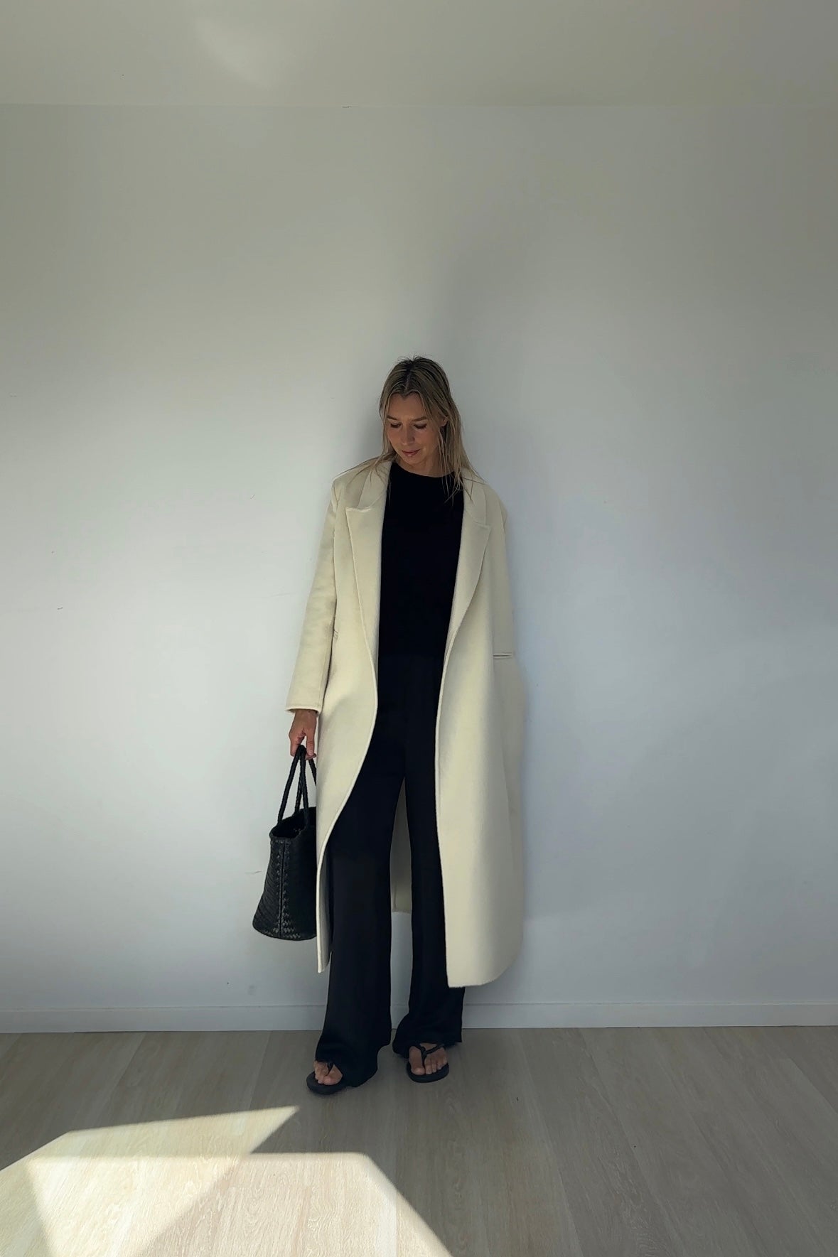 Pure Wool Full Length Coat