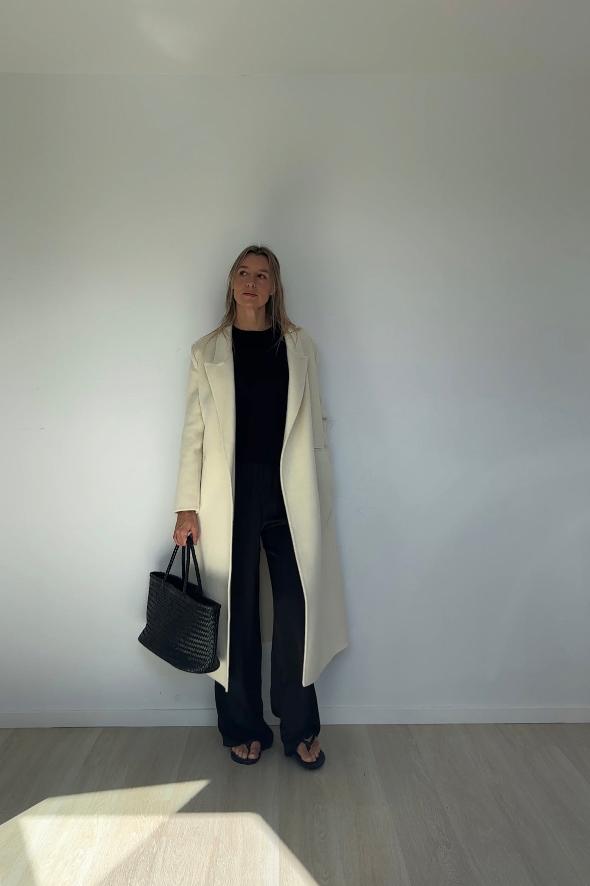 Pure Wool Full Length Coat