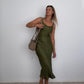 Eco Silk Dress Jade