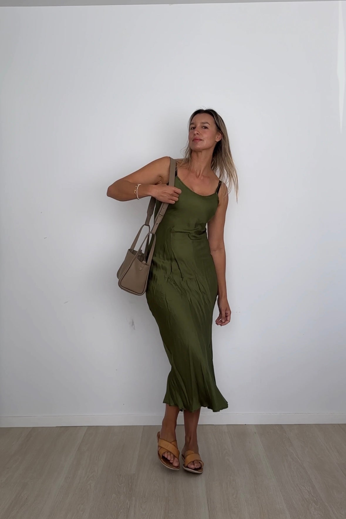 Eco Silk Dress Jade