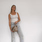Pure Cashmere Ribbed Tank Coconut