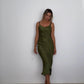 Eco Silk Dress Jade