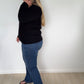 Black Pure Merino Crew Neck Jumper