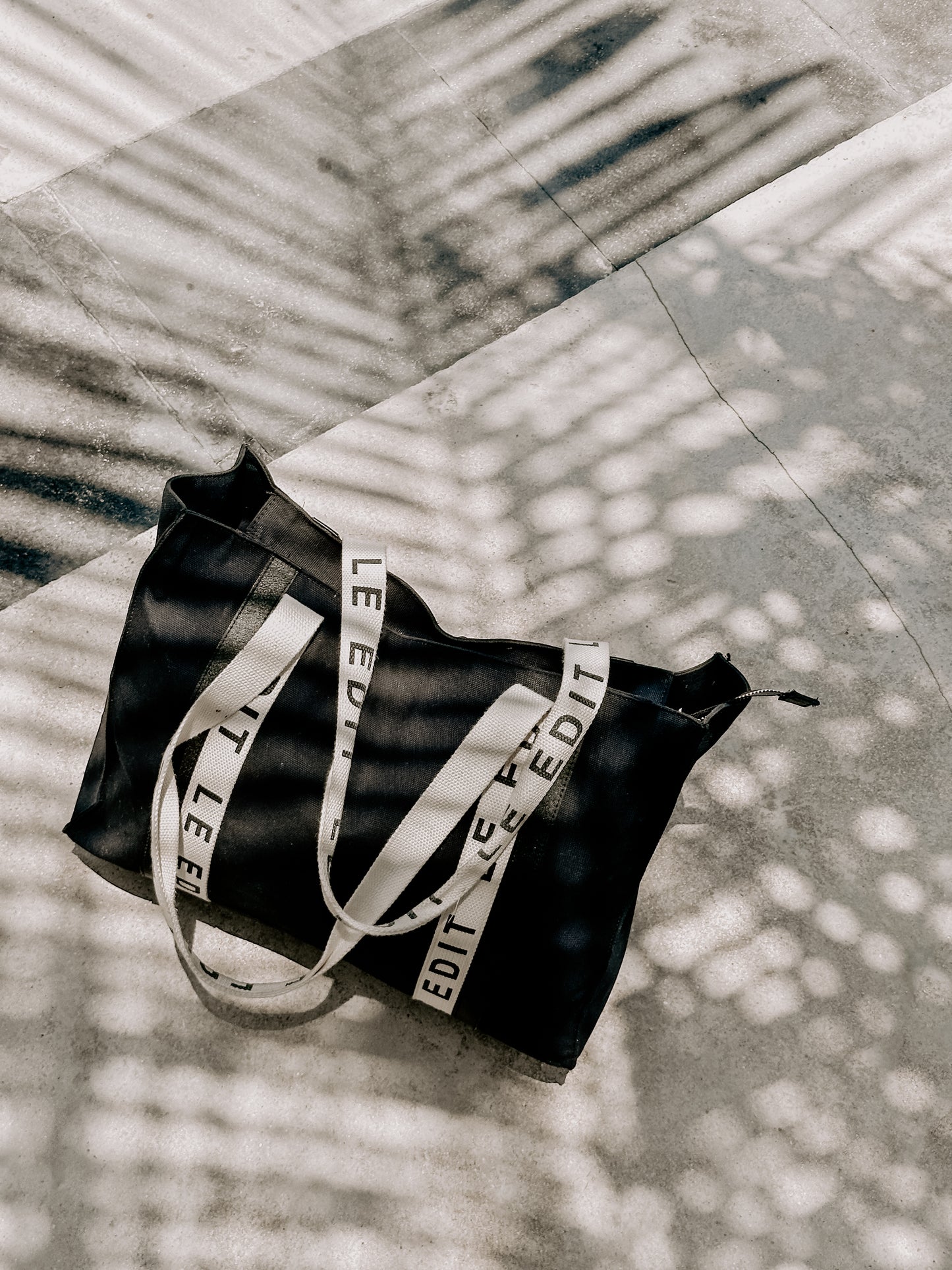 Structured Canvas Travel Tote