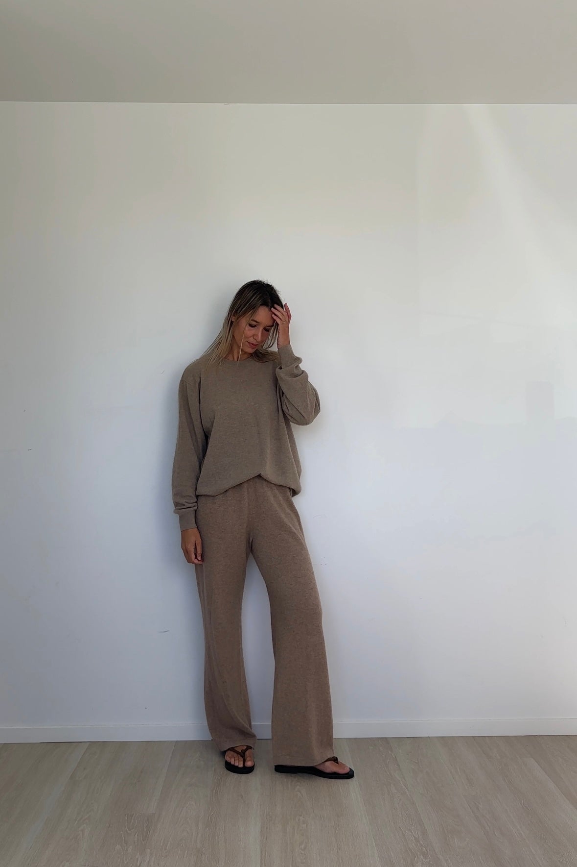 Pure Cashmere Lounge Pants Oatmeal