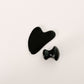 Gua Sha Obsidian Heart