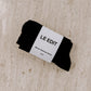 Merino Cashmere Lounge Socks Black