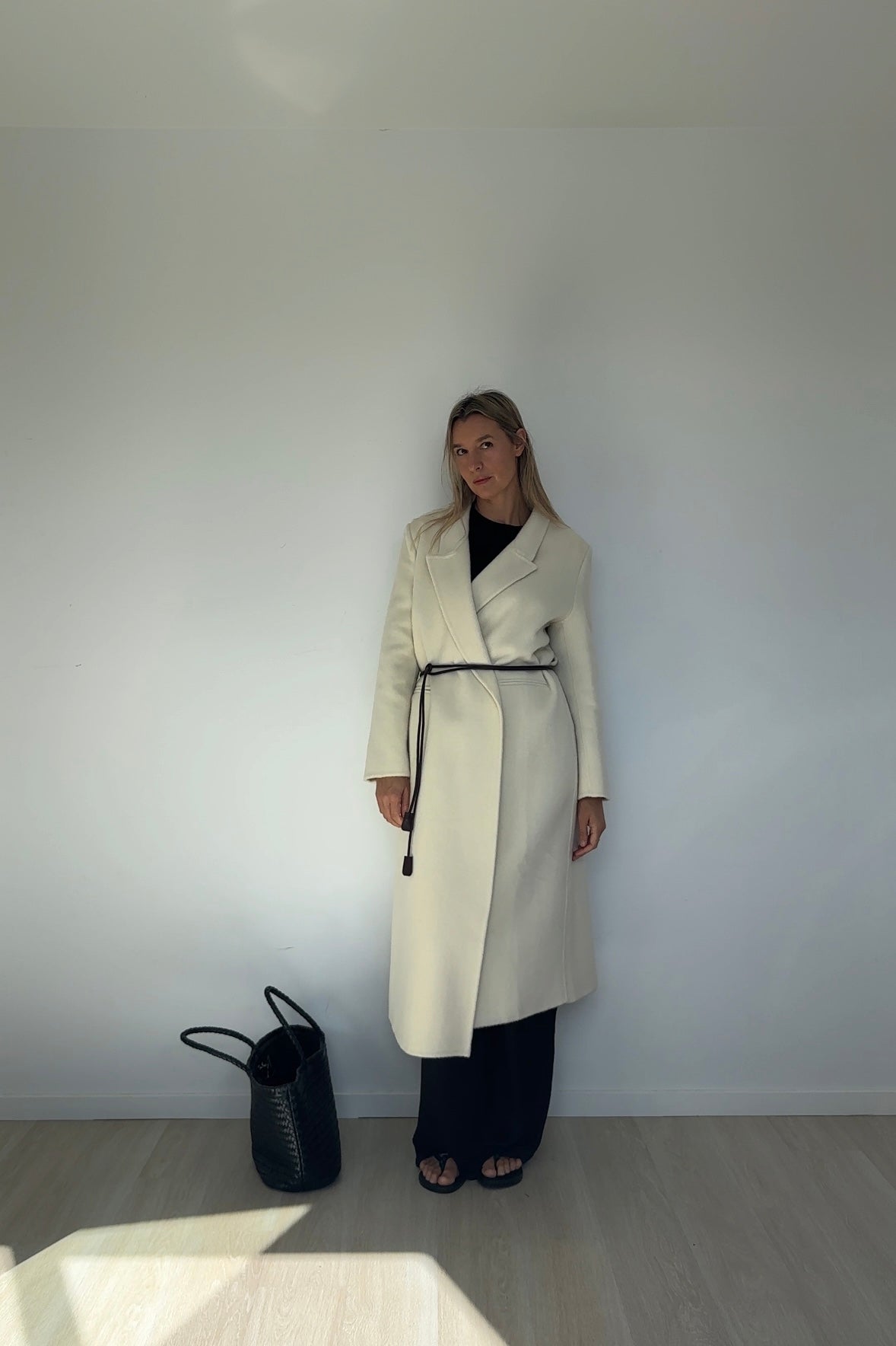 Pure Wool Full Length Coat