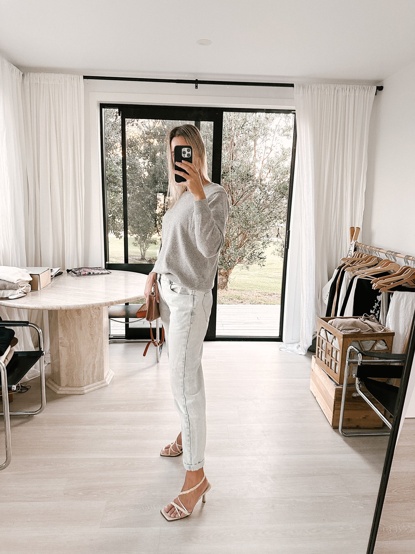 MOM Jeans Stonewashed