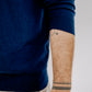 Navy Midnight Blue Mens Pure Cashmere Crew Neck Jumper