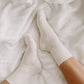 Merino Cashmere Lounge Socks Crème