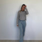 French Stripe Pure Merino Crew