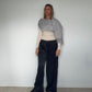 Marle Grey Pure Cashmere Tassel Scarf