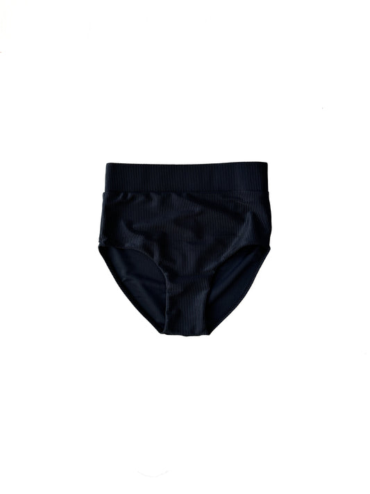 Soft Waist Bikini Bottoms Black