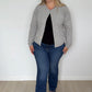 Marle Grey Organic Cotton Cashmere Cardigan