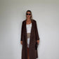 Pure Wool Full Length Coat Cocoa