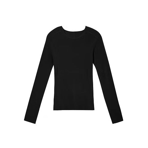 Merino Cashmere Slim Fit Knit Black