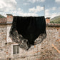Asti Eco Silk Lace Shorts Black