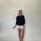 Navy Midnight Pure Cashmere Cardigan