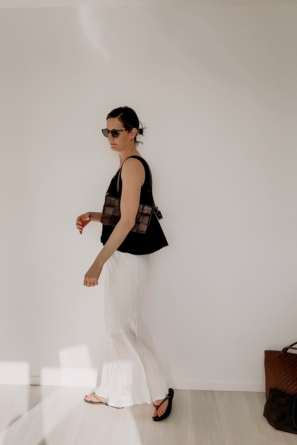 Eco Silk Skirt Oyster