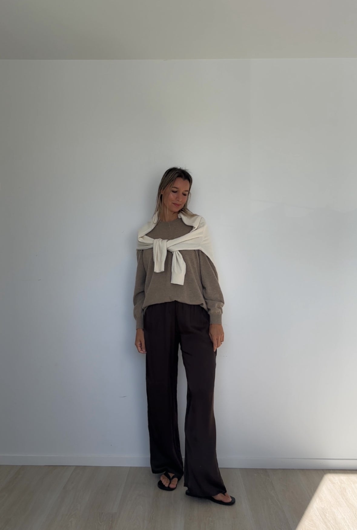 Eco Silk Pants Cacao