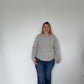 Marle Grey Organic Cotton Cashmere Crew