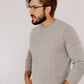 Marle Grey Mens Pure Cashmere Crew Neck Jumper