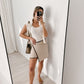 4-Way Cashmere Contrast Wrap Neutrals