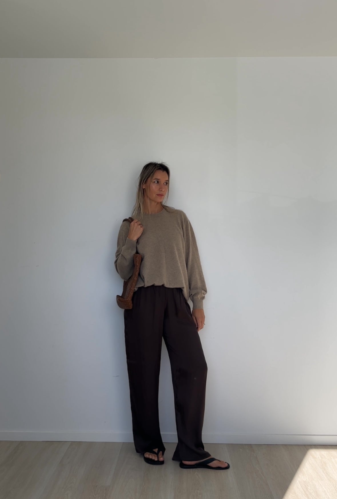 Eco Silk Pants Cacao