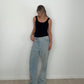 Pure Cashmere Ribbed Tank Black