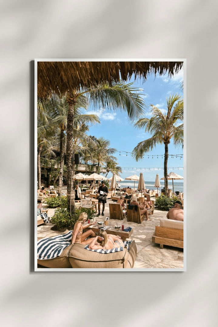 Canggu Chill Art Print