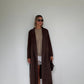 Pure Wool Full Length Coat Cocoa