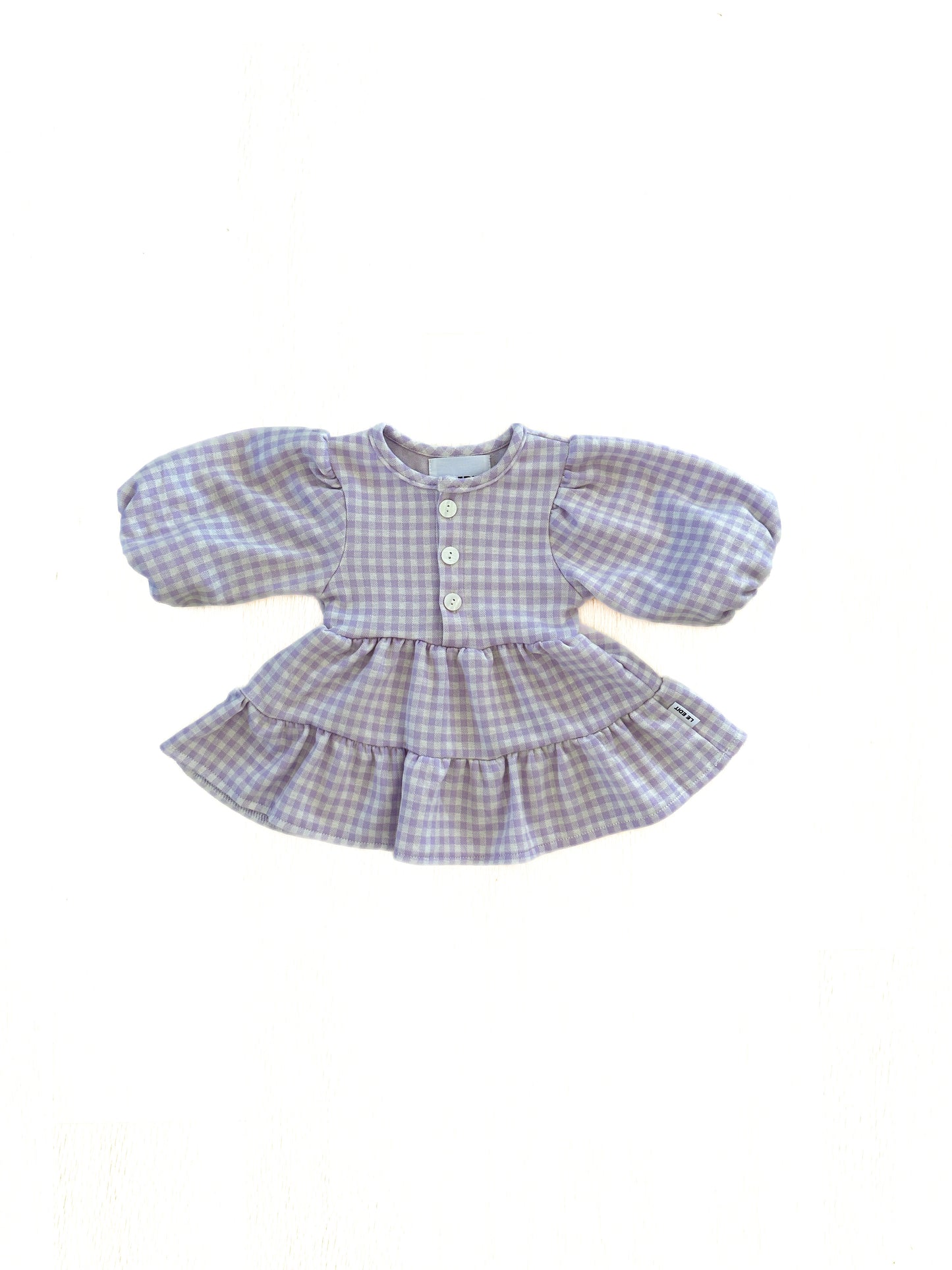 Lilac Girls Gingham Dress