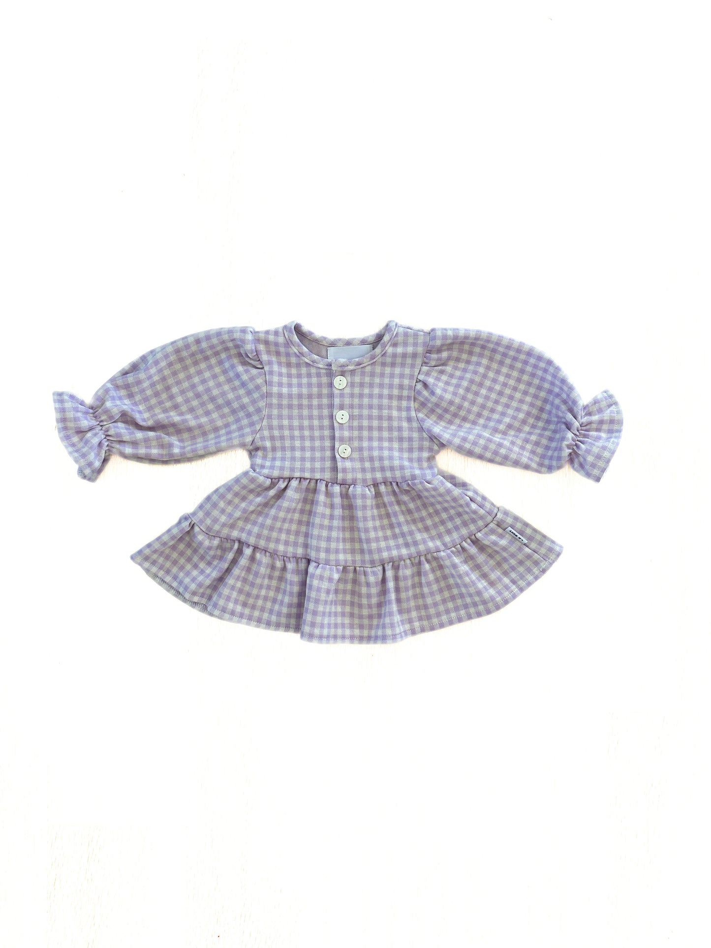 Lilac Girls Gingham Dress