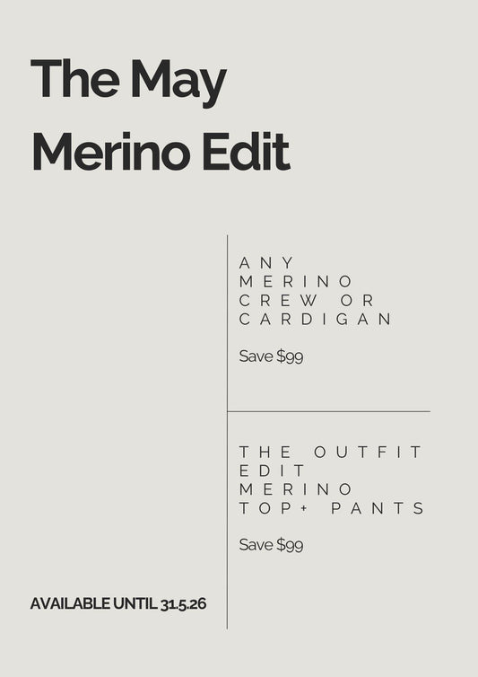 The May Merino Edit