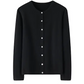 Black Pure Merino Cardigan