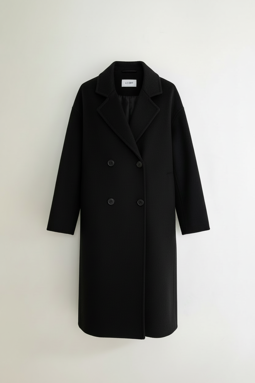 Le Edit Black Coat - Updated Label