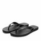 LE EDIT black flip flops - angled