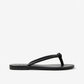 LE EDIT black knot sandals - side profile