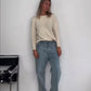 Coconut Pure Merino Crew Neck Jumper