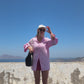 Your Boyfriends Linen Shirt Pink
